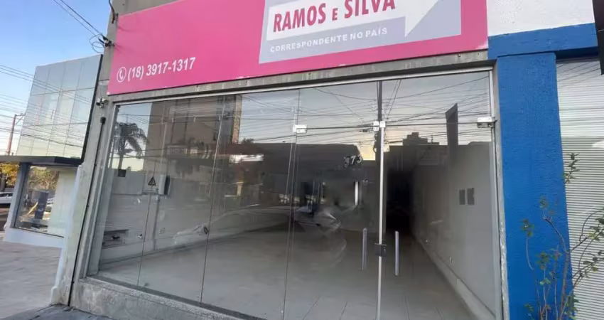 Salão comercial para locação em presidente prudente, centro, 2 banheiros