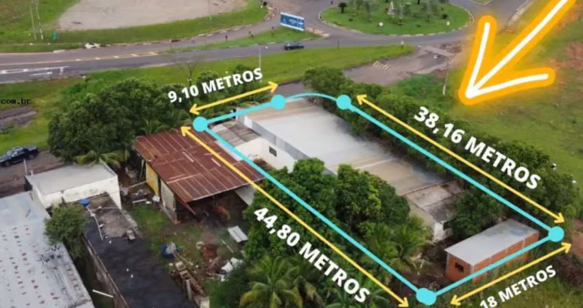 Salão comercial para venda em martinópolis, distrito industrial, 2 banheiros