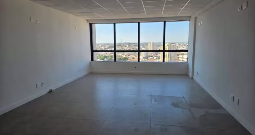 Sala comercial para locação em presidente prudente, edifício comercial pátio unique, 1 banheiro, 1 vaga