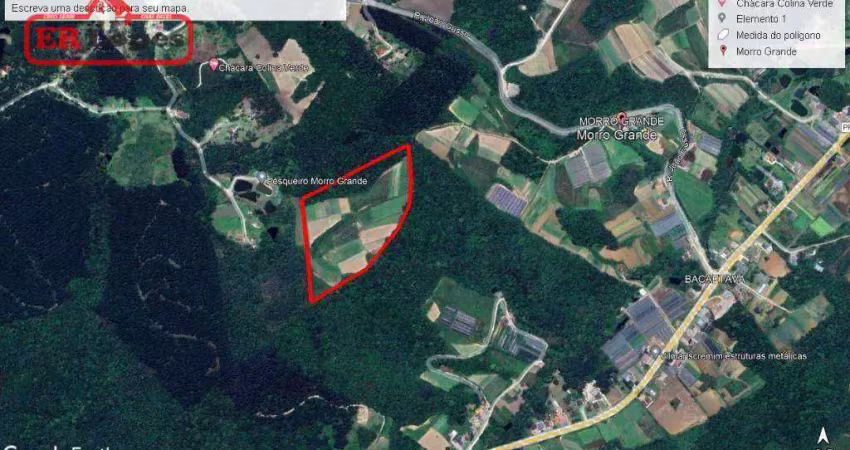 Chácara à venda, 48400 m² por r$ 895.000,00 - morro grande - colombo/pr
