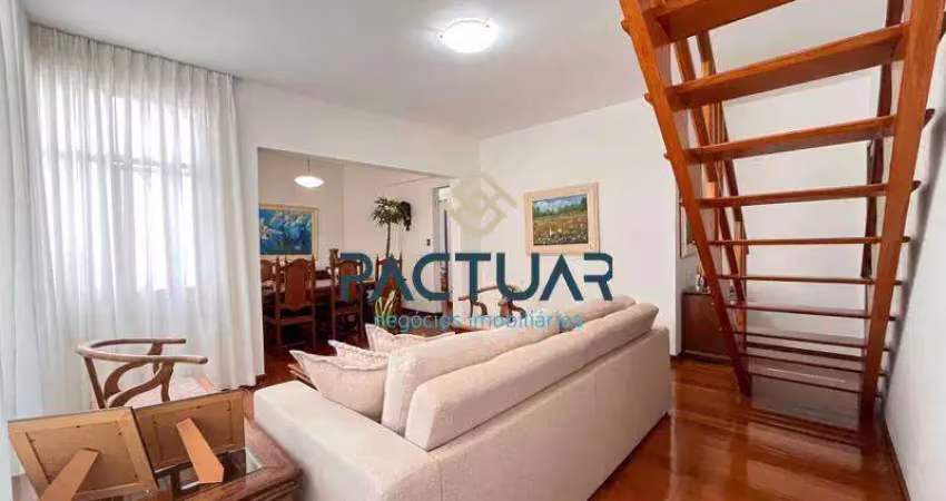 Cobertura à venda, 4 quartos, 2 suítes, 2 vagas, buritis - belo horizonte/mg