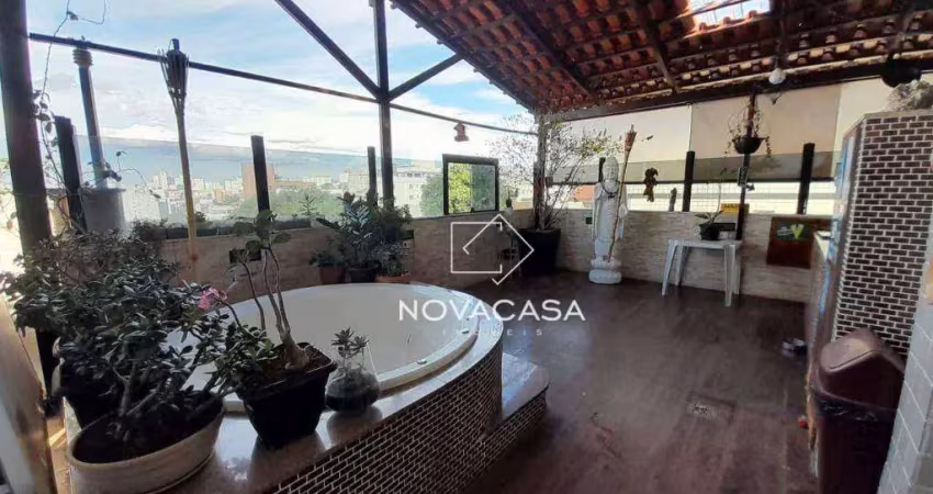 Cobertura com 4 dormitórios à venda, 200 m² por r$ 1.010.000,00 - castelo - belo horizonte/mg