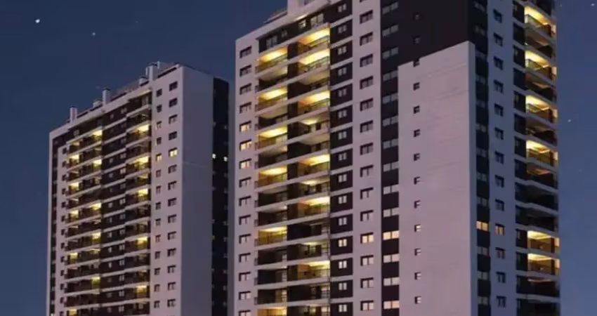 Ap no Cabral 2 quartos, 2 vagas, 64 m².Sacada com churrasqueira