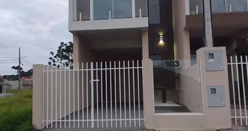 Sobrado novo- uvaranas- 75m² - aceita  financiamento
