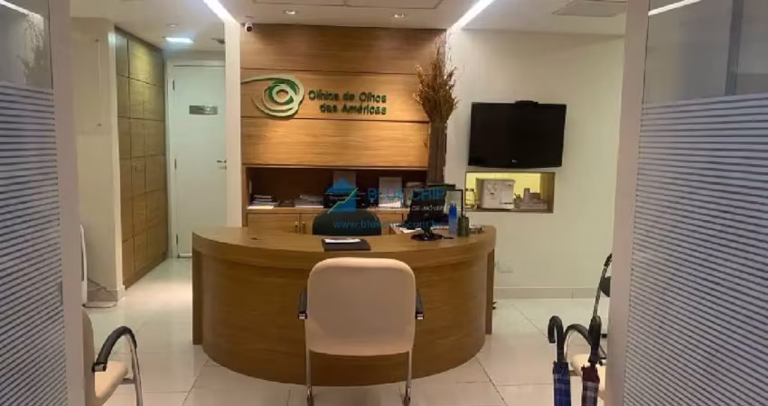 Conjunto de cinco salas no sunplaza totalizando 105 m² - barra da tijuca por r$7.500,00