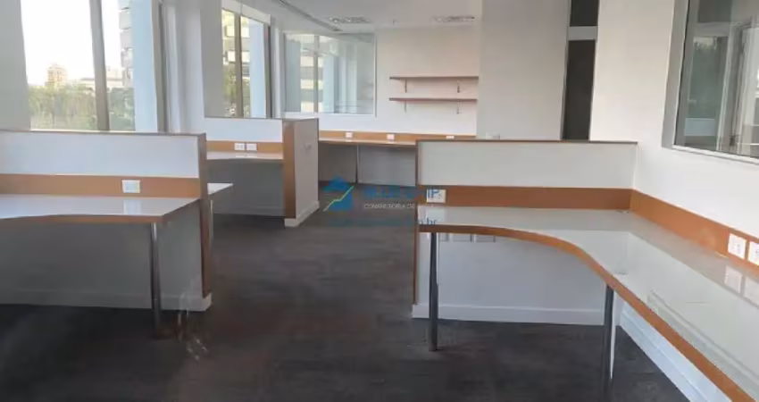 Duas salas unificadas à venda no centro empresarial henrique simonsen, com 146m² por r$1.350.000,00