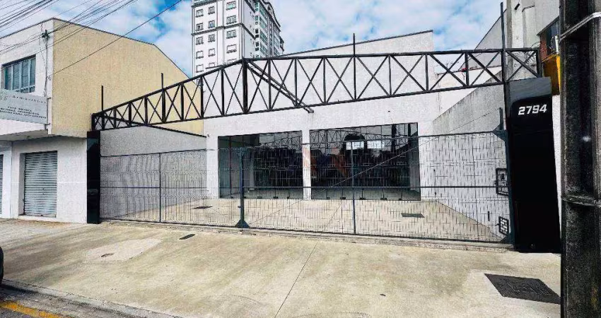 Loja para alugar, 240 m² por r$ 10.000,00/mês - centro - são josé dos pinhais/pr