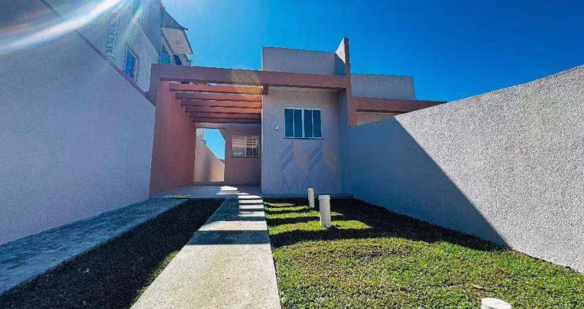 Casa com 3 dormitórios à venda, 61 m² por r$ 399.990,00 - del rey - são josé dos pinhais/pr