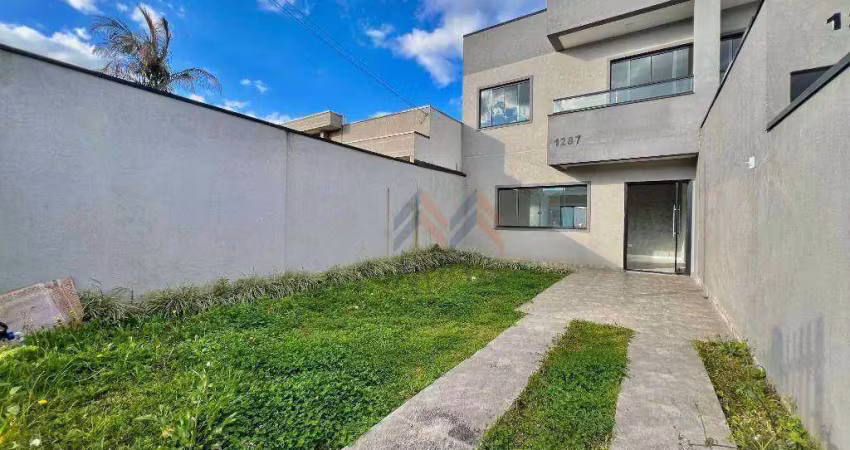 Sobrado com 3 dormitórios, 120 m² - venda por r$ 699.000,00 ou aluguel por r$ 3.800,00/mês - são marcos - são josé dos pinhais/pr