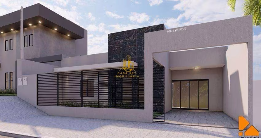 Casa para Venda em Cascavel, Morumbi, 2 dormitórios, 1 banheiro, 2 vagas
