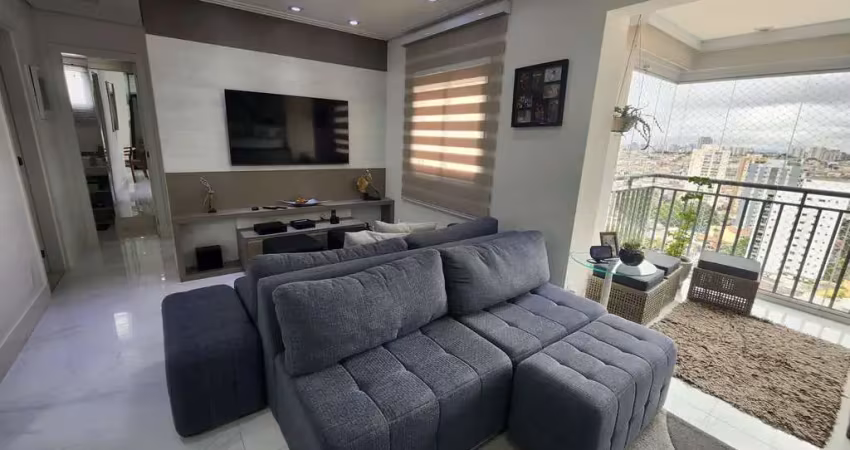 Apartamento 69m²-2 dormitórios 1 suíte–10 minutos a pé do shopping anália franco