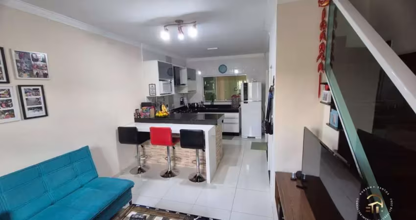 Sobrado em condomínio fechado 70m² com 02 vagas – parque boturussu
