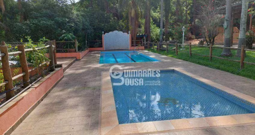 Chácara com 5 dormitórios à venda, 8000 m² por r$ 1.800.000,00 - dois córregos - valinhos/sp