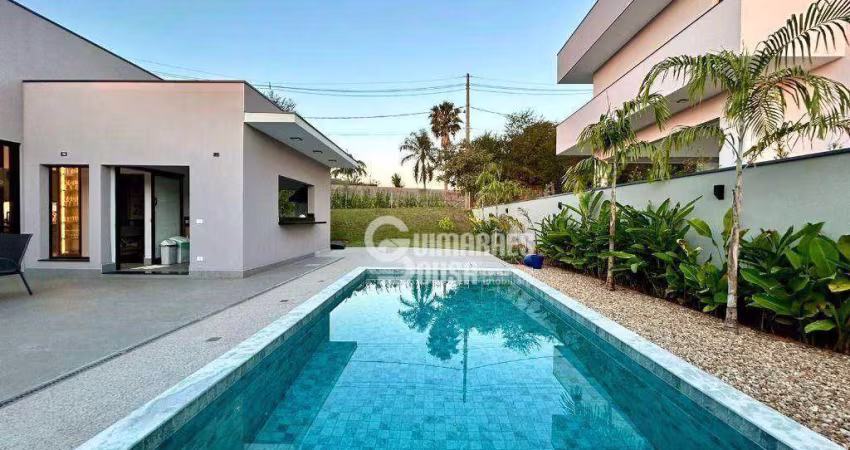 Casa Térrea Nova no Condomínio Terras de Santa Teresa com Piscina, 3 Suítes e Alto Padrão