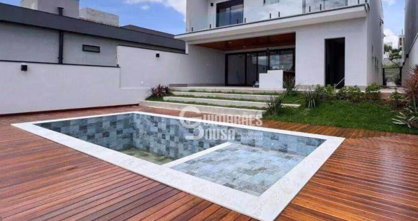 'Casa Moderna com 3 Suítes e Vista Panorâmica no Condomínio Bosque da Mata, Valinhos/SP'