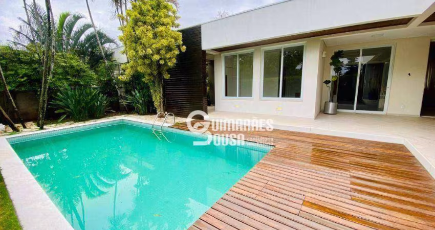 Casa Térrea Semi-Mobiliada com Piscina,  3 Suítes, Piscina e Área Gourmetno Condomínio Marambaia – Vinhedo/SP