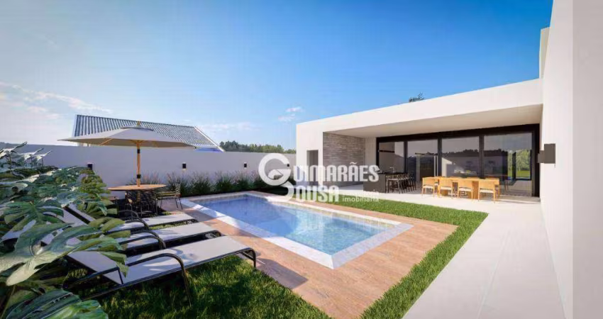 Térrea com Piscina, Vista e Gourmet em Condomínio Completo -  3 Suítes, Piscina e Gourmet – Condomínio em Louveira/SP