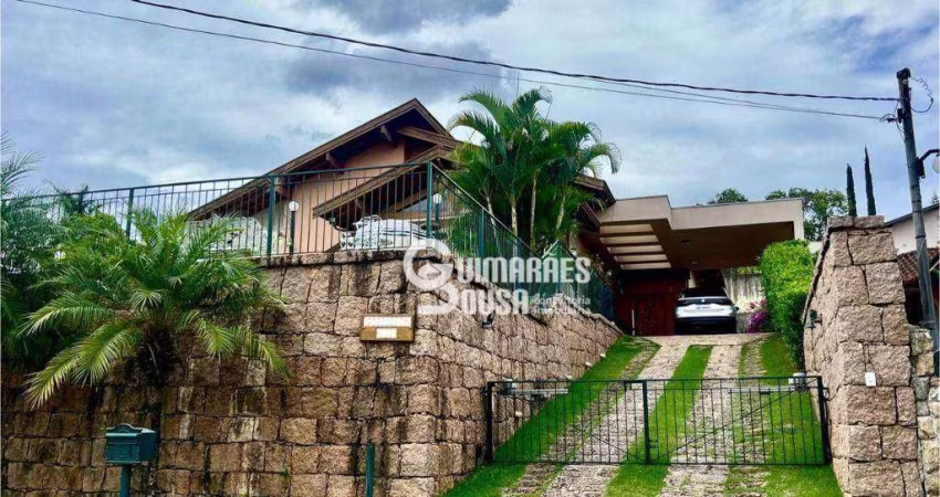 Casa Térrea à Venda no Condomínio Marambaia  Vinhedo/SP | 3 Suítes, Piscina, Sauna e Vista Livre!