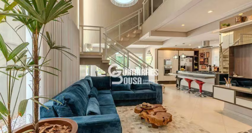 Casa com 3 suítes, piscina aquecida e cinema privativo a venda, 260 m² por r$ 1.750.000 - condomínio via castelli - louveira/sp