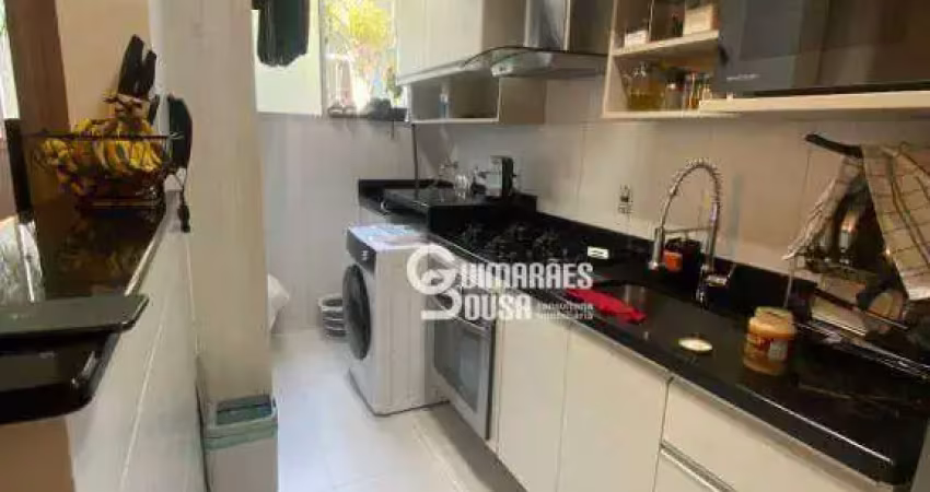 Apartamento com 2 dormitórios  mobiliado para alugar, 52 m² por r$ 2.300/mês - retiro - jundiaí/sp