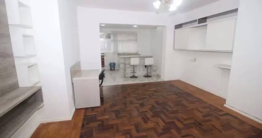 Apartamento semi mobiliado de dois dormitórios no centro de pelotas