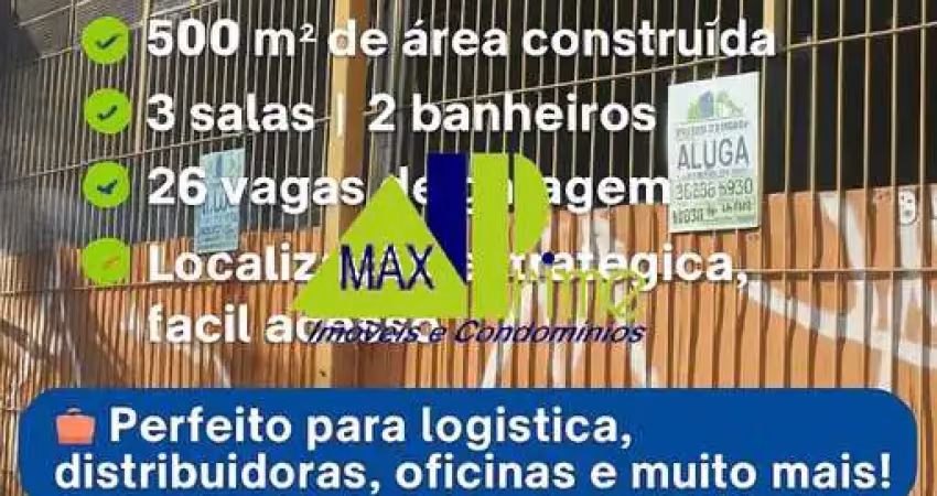 Galpão comercial de excelente estrutura na vila esperança, sp: 3 salas, 2 banheiros, 26 vagas, 500 m² área - locação!