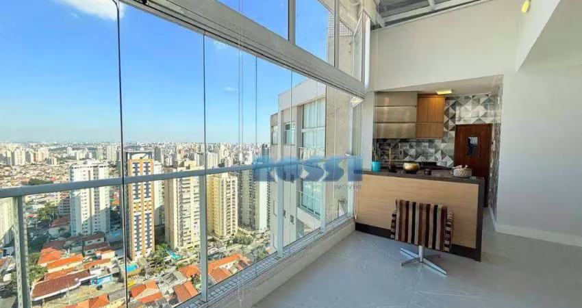 Cobertura à venda, 215 m² por r$ 2.625.000,00 - mooca - são paulo/sp