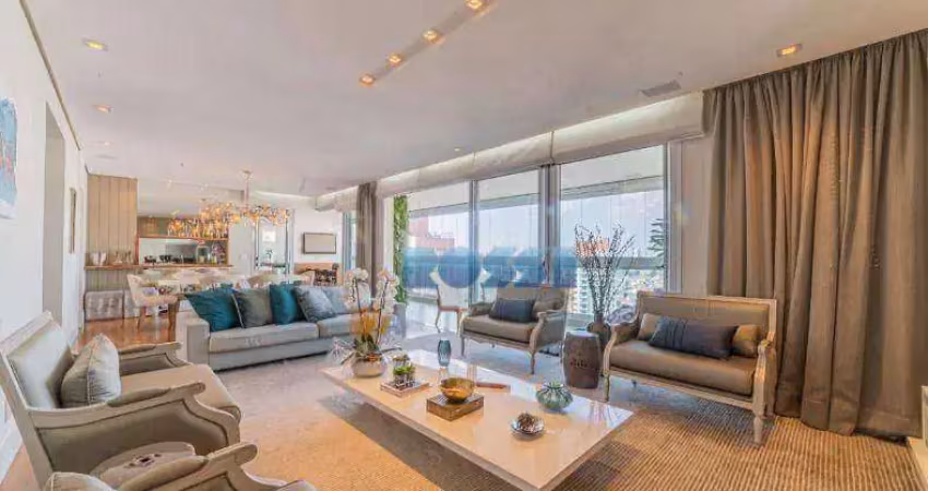 Apartamento com 3 dormitórios à venda, 225 m² por r$ 3.500.000 - parque da mooca - são paulo/sp
