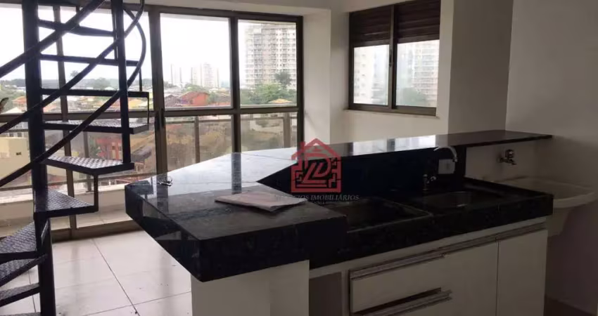 Cobertura com 1 dormitório para alugar, 85 m² por R$ 3.298,45/mês - Glória - Macaé/RJ