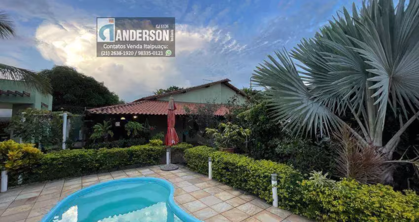 Casa com 4 dormitórios à venda, 450 m² por r$ 1.500.000 - jardim atlântico leste (itaipuaçu) - maricá/rj