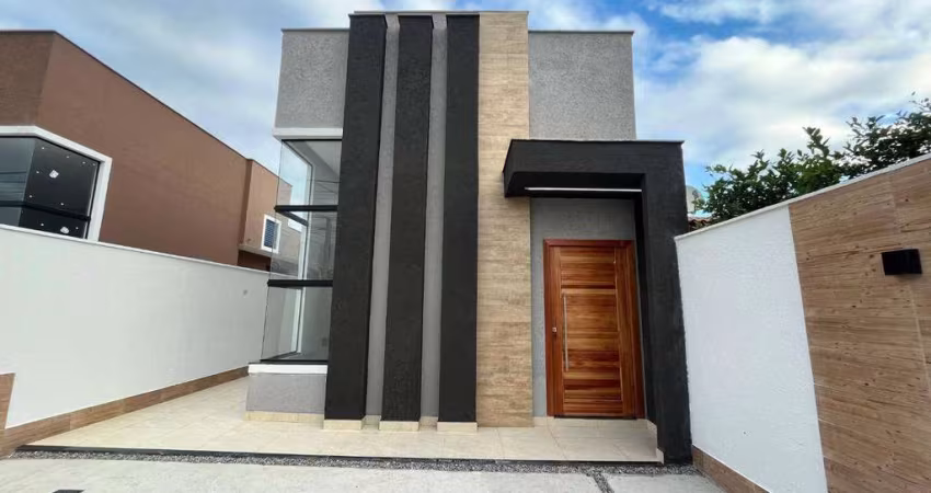 Excelente casa 3 suítes estilo Moderna - R$ 595.000,00 - Jd. Atlântico Central