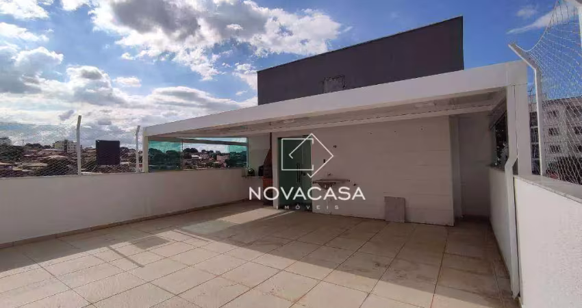 Cobertura com 3 dormitórios para alugar, 140 m² por r$ 3.398,84/mês - rio branco - belo horizonte/mg