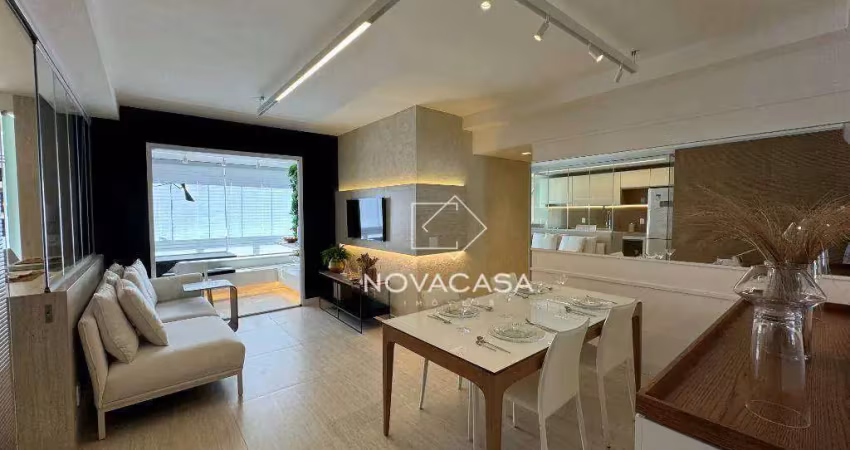 Apartamento com 2 dormitórios para alugar, 84 m² por R$ 8.000/mês - Vila da Serra - Nova Lima/MG