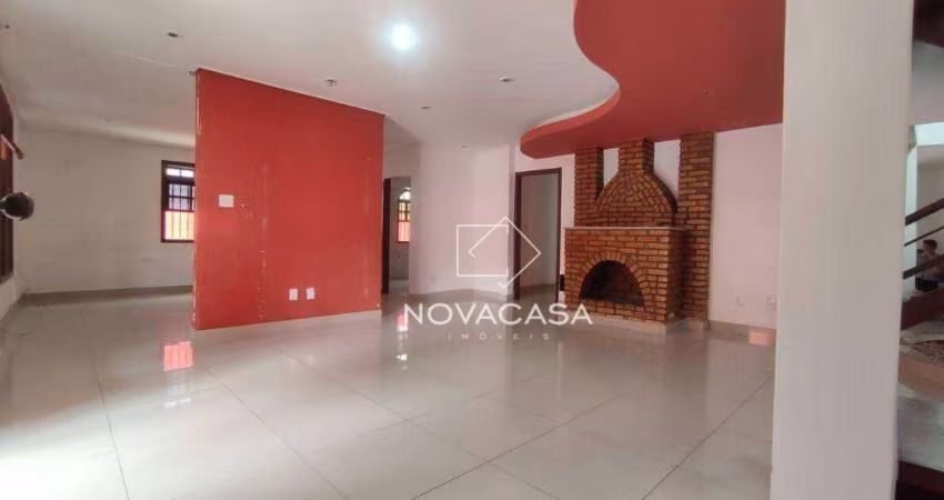 Casa com 3 dormitórios para alugar, 404 m² por R$ 7.414,00/mês - Santa Amélia - Belo Horizonte/MG