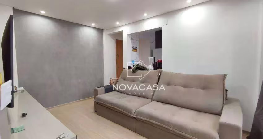 Apartamento com 2 dormitórios para alugar, 48 m² por r$ 1.380,00/mês - nova pampulha - vespasiano/mg
