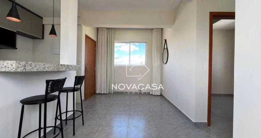 Apartamento com 2 dormitórios para alugar, 44 m² por R$ 2.032,21/mês - Mantiqueira - Belo Horizonte/MG