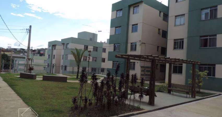 Apartamento com 2 dormitórios para alugar, 43 m² por R$ 1.112,00/mês - Santa Clara - Vespasiano/MG
