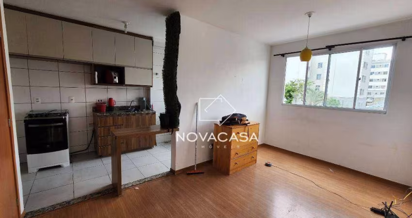 Apartamento com 2 dormitórios para alugar, 58 m² por R$ 3.311,00/ano - Planalto - Belo Horizonte/MG