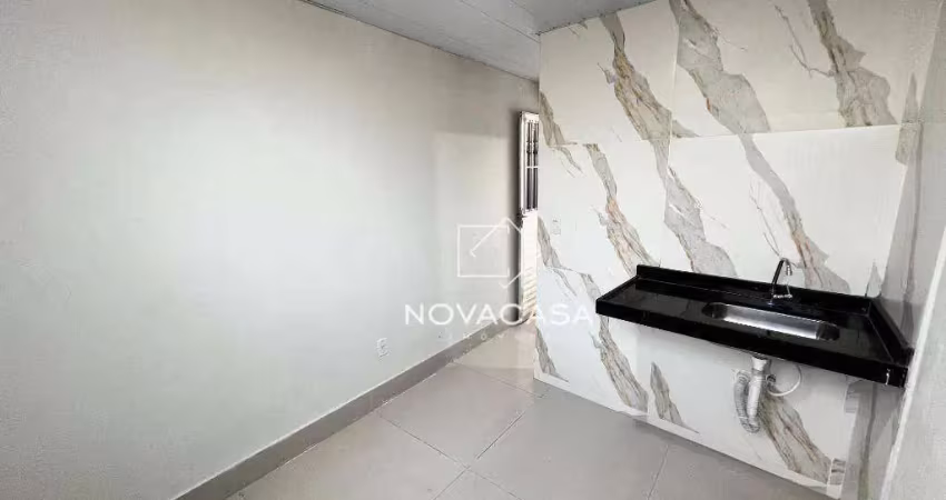 Kitnet com 1 dormitório para alugar, 15 m² por r$ 800/mês - aparecida - belo horizonte/mg