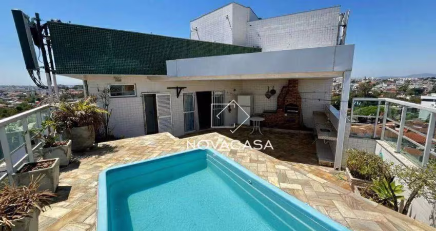 Cobertura com 4 dormitórios para alugar, 150 m² por r$ 9.299,00/mês - itapoã - belo horizonte/mg