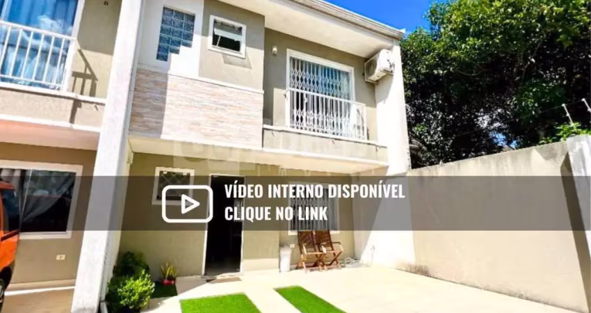Sobrado 112 m² semimobiliado à venda condomínio river town residence uberaba - curitiba