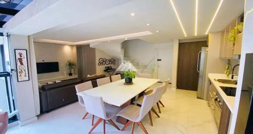 Dúplex com 2 suítes 2 vagas e sacada gourmet à venda no vila izabel