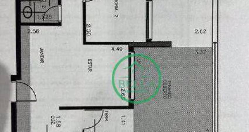 Apartamento com 2 dormitórios à venda, 85 m² por R$ 850.000,00 - Parque São Domingos - São Paulo/SP