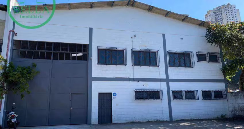Galpão para alugar, 1300 m² por r$ 35.391,67/mês - jardim henriqueta - taboão da serra/sp