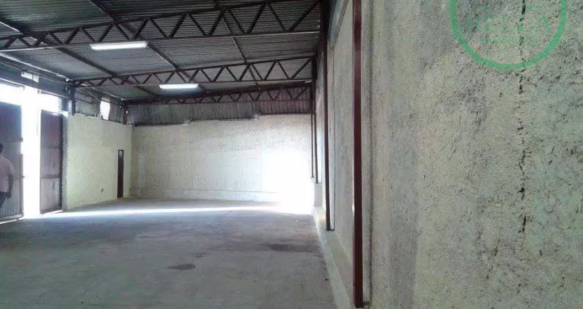 Galpão para alugar, 577 m² por r$ 5.300,00/mês - laranjeiras - caieiras/sp
