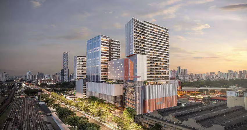 Studio com 1 dormitório à venda, 40 m² por R$ 899.396,85 - Quarta Parada - São Paulo/SP