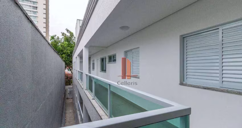 Apartamento com 2 dormitórios à venda, 43 m² por r$ 370.000,00 - tatuapé - são paulo/sp