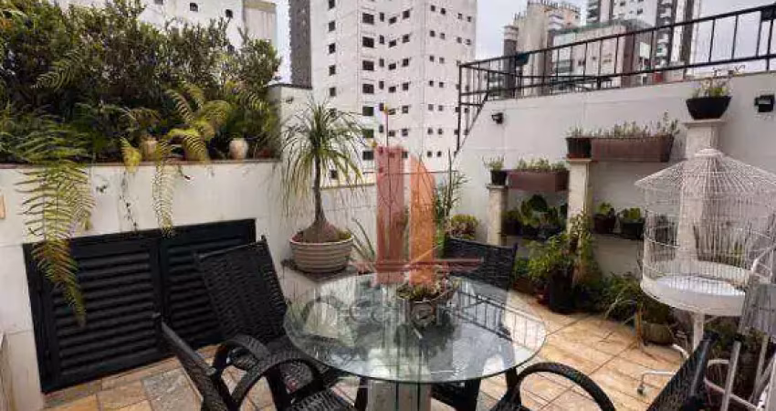 Cobertura com 3 dormitórios à venda, 188 m² por r$ 1.500.000,00 - vila regente feijó - são paulo/sp