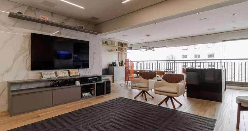Apartamento com 4 dormitórios à venda, 160 m² por r$ 2.500.000,00 - mooca - são paulo/sp