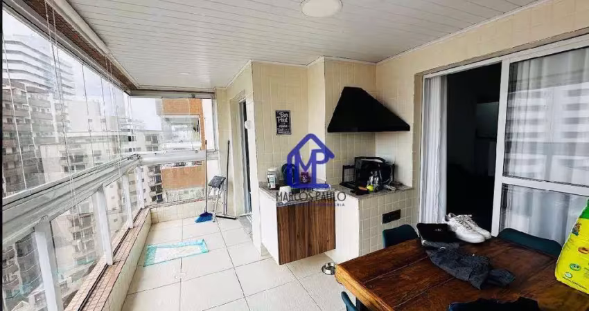 Apartamento com 2 dormitórios à venda, 87 m² por r$ 620.000,00 - tupi - praia grande/sp